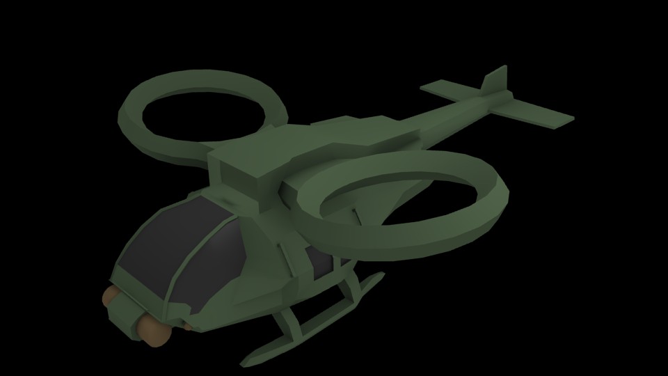Simple Sci-fi Helicopter preview image 1